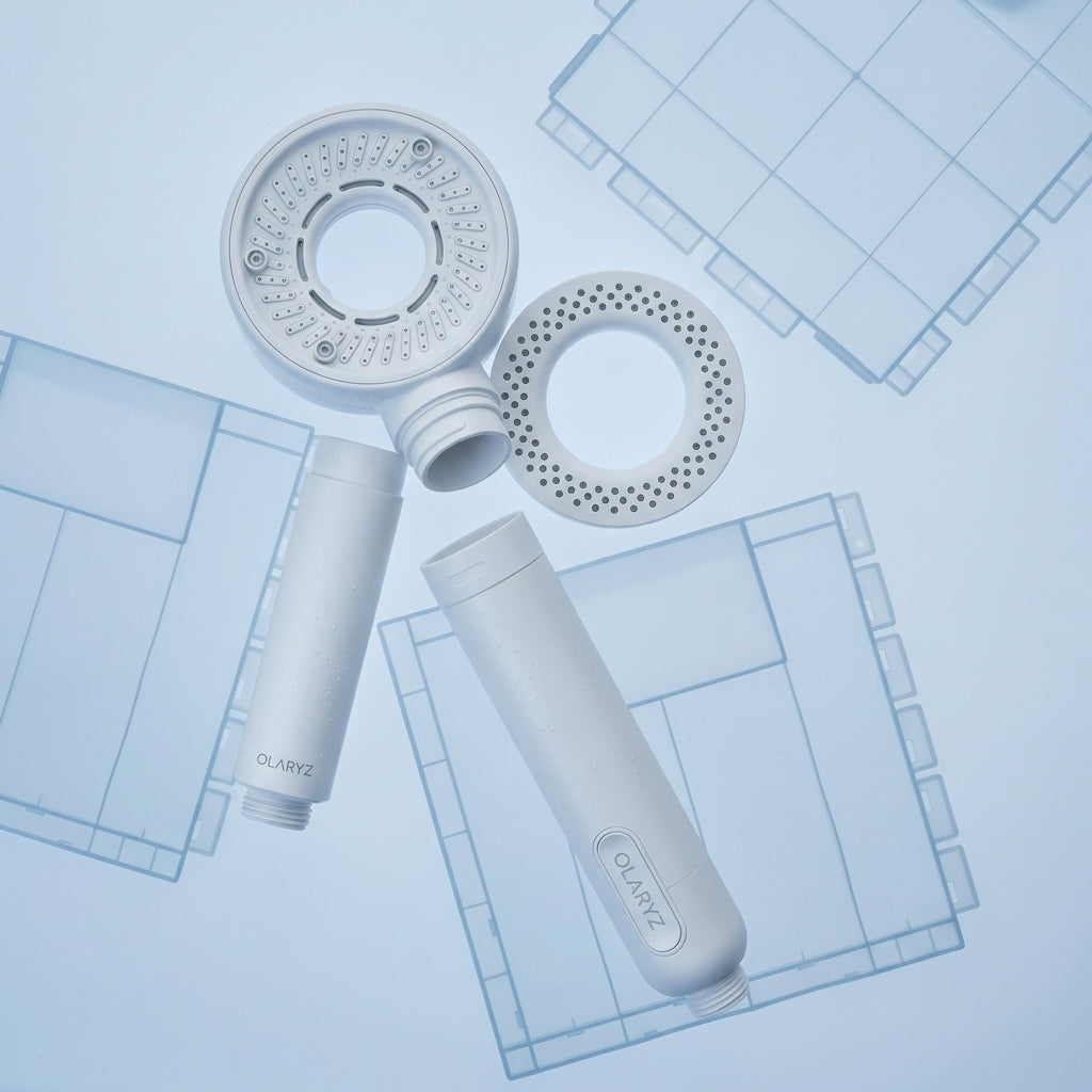 Olaryz filtered shower head - view 3